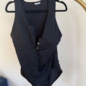 Andie Midnight Black One-Piece Swimsuit